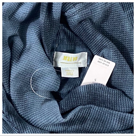 NWT Maeve Ainsley Thermal Turtleneck - Picture 6 of 6
